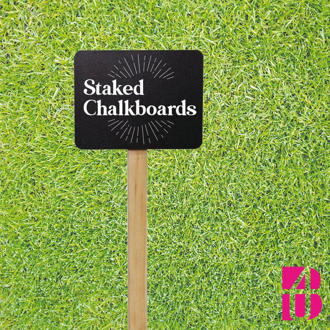 STAKED-CHALKBOARDS